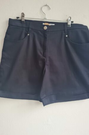 Short bleu marine CHRISTINE LAURE à revers - T.42