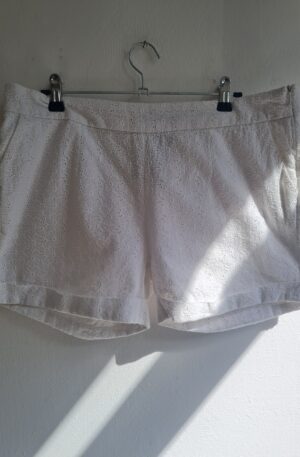 Short blanc LA CITY broderies anglaises - T.38