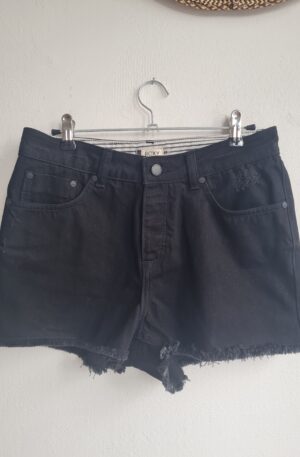 Short jean noir et franges Roxy – T.36-38