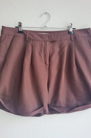 Short marron revers ANNE WEYBURN - T.44